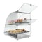 Koolmore 2 Tier Commercial Countertop Bakery Display Case with Front Curved Glass and Rear Door DC-2CN - alternate 10
